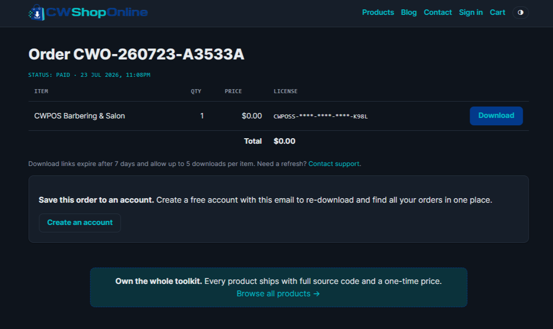 Getting started after your purchase