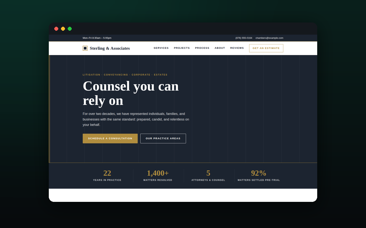 CWBuild — Law Firm Website