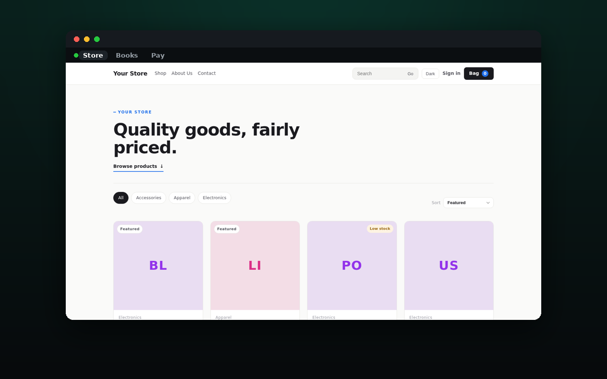 CWSuite — Store, Books & Pay